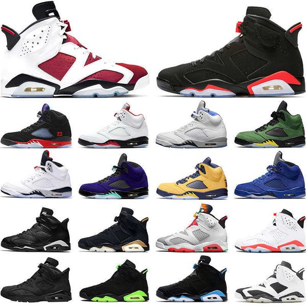 

mens basketball shoes 6 6s carmine dmp infrared washed denim unc black cat men trainers outdoor sports sneakers size 40-47