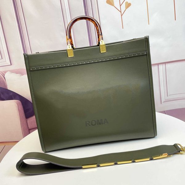 

designer bags sunshine tote women fashion handbag leather beach totes with serial number dust bag whv