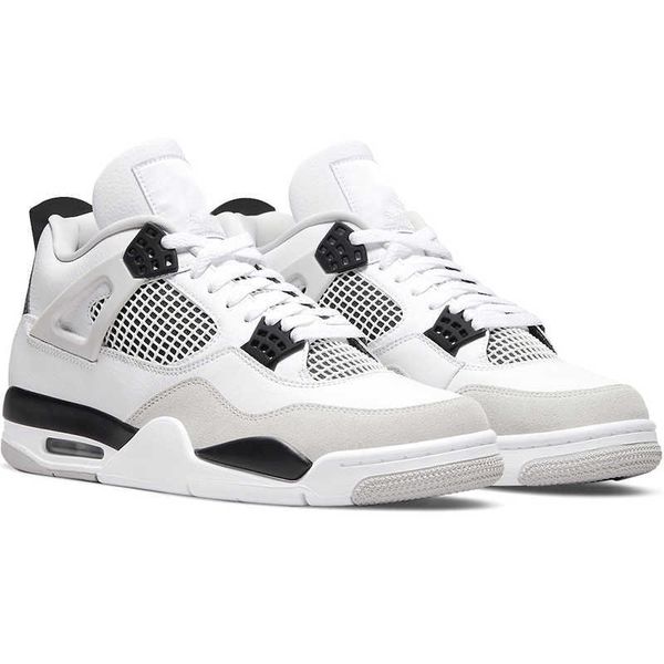 

men women 4s retro basketball shoes military black cat white cement bred jumpman 4 sail men trainer sport sneakerspbfl