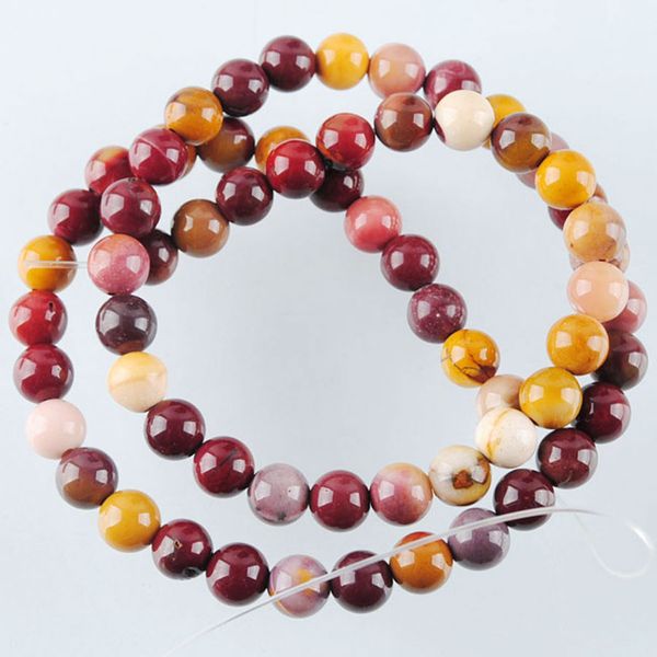 

natural stone beads mookaite jaspers loose spacer beads for jewelry making diy bracelets necklace accessories by905, Black