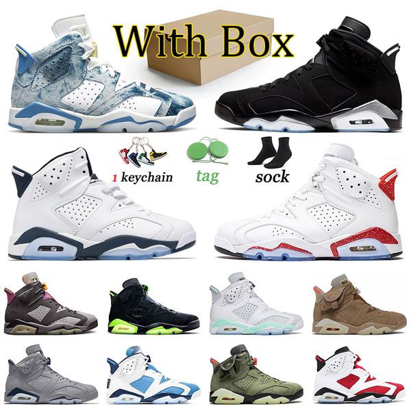 

aaa quality jumpman 6 men basketball shoes metallic silver 6s washed denim athletic shoe marquette unc midnight navy outdoor georgetown