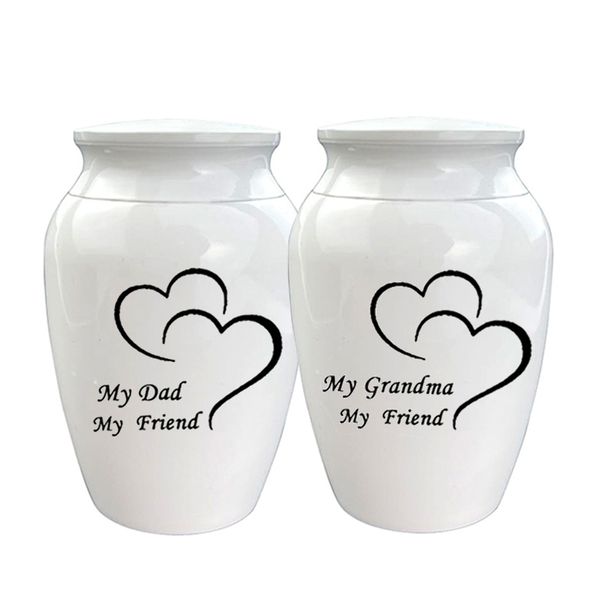 

small cremation keepsake pendant urns for human ashes mini funeral urn stainless steel memorial jar to loved one - my dad my friend, Silver