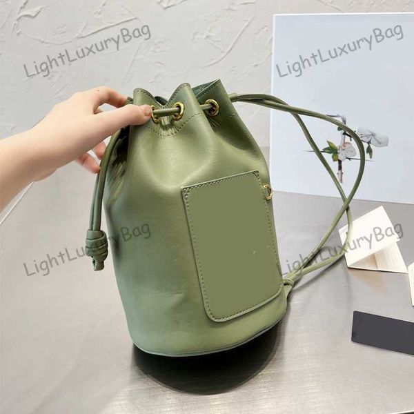 

5a shoulder bucket bag designer soft leather simple wallet convenient fashion crossbody for women classic famous brand shopping purses 22020
