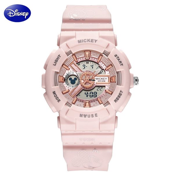 

disney student watch sports children mechanical watch alarm clock watches, Blue