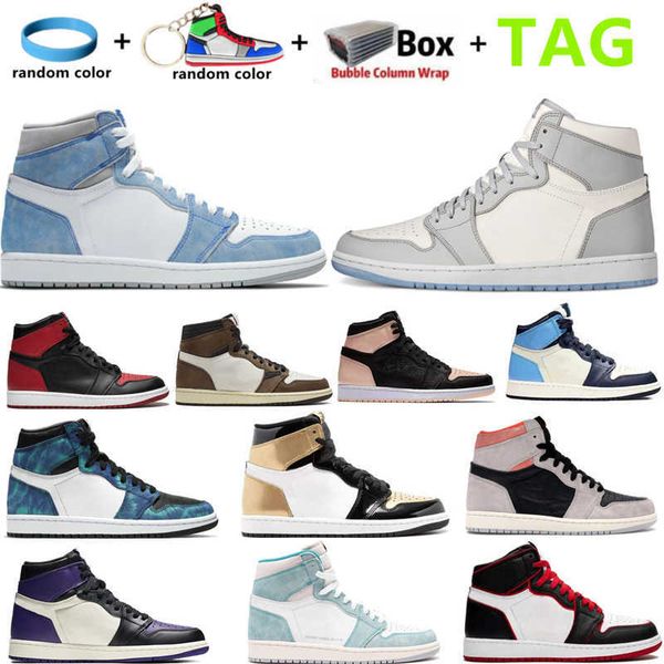 

golf shoe i 1 men women 1s basketball shoes university blue hyper royal court purple silver toe smoke grey gym red high sport