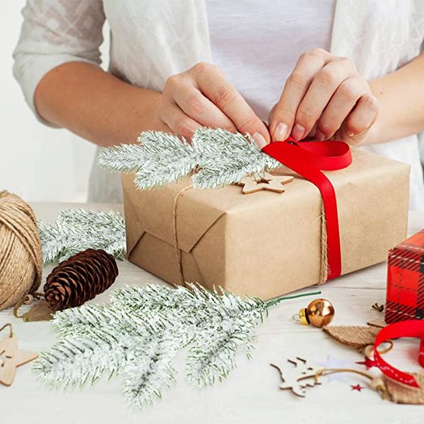 

new simulation plant decorative wreaths cedar five pronged pine needle christmas tree accessories stereo manufacturers spot wholesale