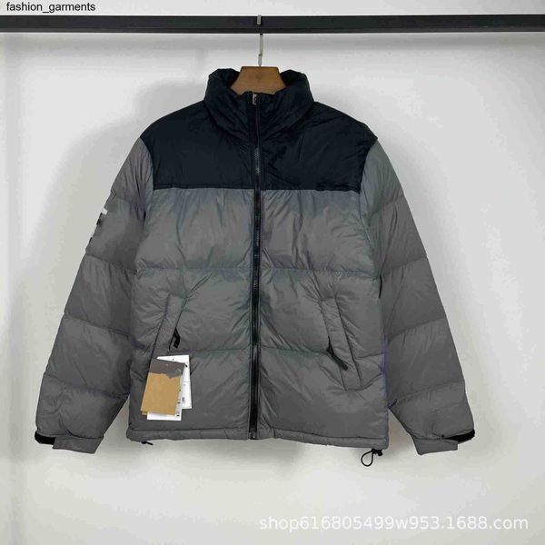 

designer men's down the parkas face new white duck men women, Black