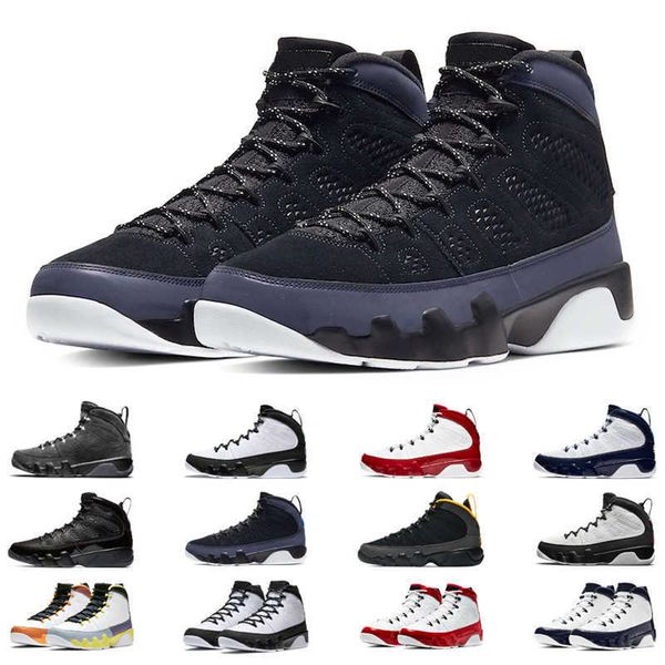 

jumpman 9s basketball shoes 9 mens change the world university blue gold chile red unc bred og space jam anthracite sports trainers sneakers, Black