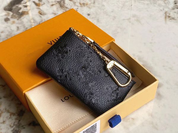 

wallet coin purse card holder key pouch luxury designer wallets leather bags mens bag cardholder womens purses handbags, Red;black