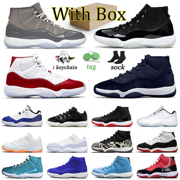 

designer 11 11s basketball shoes jumpman cool grey midnight navy sports jubilee 25th anniversary legend blue pure violet men women trainers