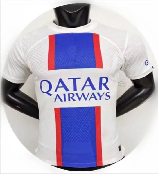 

2022 2023 mbappe #7 hakimi 30 10 fans player 22 23 soccer jersey sergio ramos football shirts shirt marquinhos verratti icardi, Black;yellow