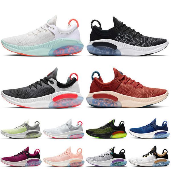 

running shoes jogging trainers sneakers platinum tint sunset pink electric green university red 2021 qualty joyride run fly knit women 6nu3