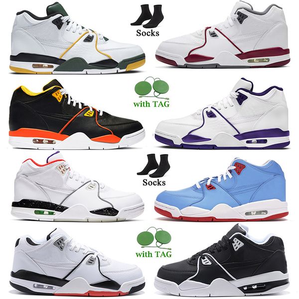

mens trainers 2023 flight 89 sport basketball shoes shoes planet of hoops 4s chicago flag 89s raygun black white court purple men sneakers