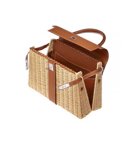 

designer herme bags handbag vegetable 2022 spring and summer new women's handmade rattan woven hand
