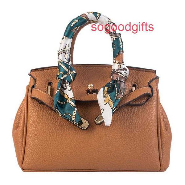 

designer bags herme luxury genuine leather women's single shoulder handbags silk scarf fashion women's bag net red temperament 202