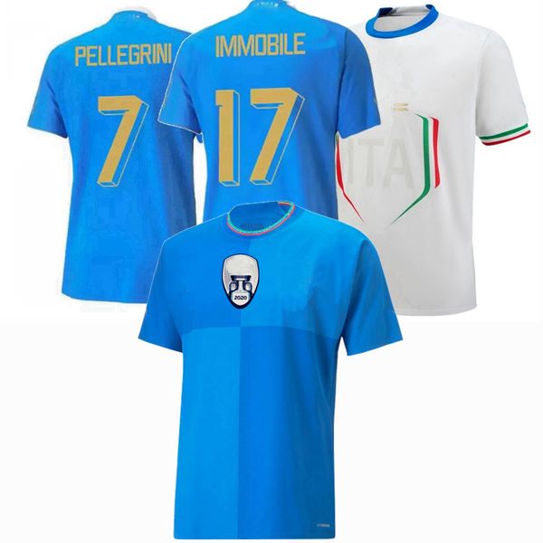 

player fans italys italian chiesa soccer jerseys 2021 2022 2023 raspadori scamacca jorginho tonali berardi spinazzola verratti 22 23 footbal, Black;yellow