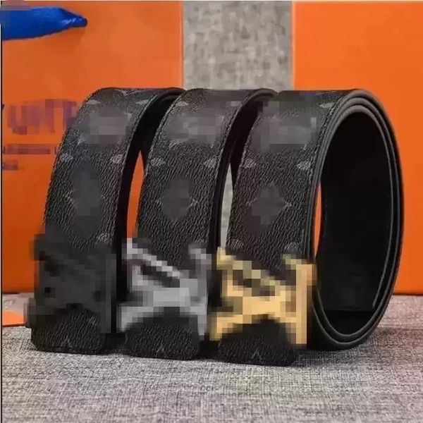 

lvs louisseity viutonity vuttons ggs classic brand belts men womens designer belt fashion mens business genuine leather big gold buckle wome, Black;brown