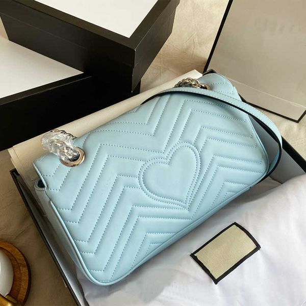 

2022 marmont 5a quality chain nylon bags fashion classic luxury designer shoulder bag woman handbags lady banquet black messenger crossbody