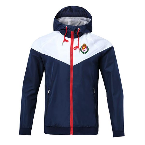 

2020 real valladolid sweatshirt hoodie men jacket coat long sleeve with logo autumn sports zipper windcheater designer mens clothe242d, Black;brown
