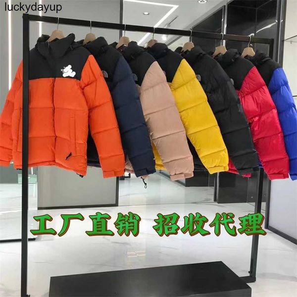 

new men's down designer the fashion jacket men's women's outdoor face thickened warm coat for lovers down, Black