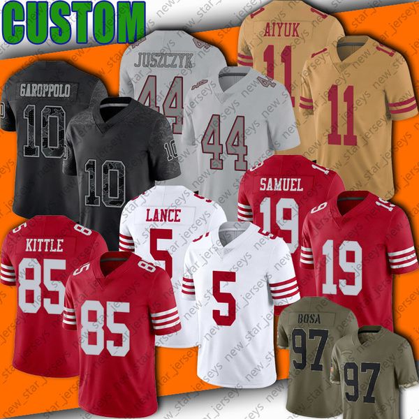 

13 brock purdy football jersey talanoa hufanga brandon aiyuk george kittle deebo samuel jerseys kyle juszczyk christian mccaffrey san franci, Black;red