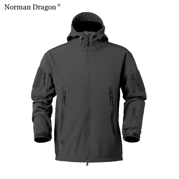 

mens jackets drop lurker shark skin softshell v5 military tactical jacket men waterproof coat hooded army windbreaker clothing 220930, Black;brown