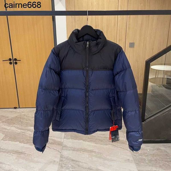 

designer men's men's the women's short down face jacket down embroidered coat couple's bread jacket, Black