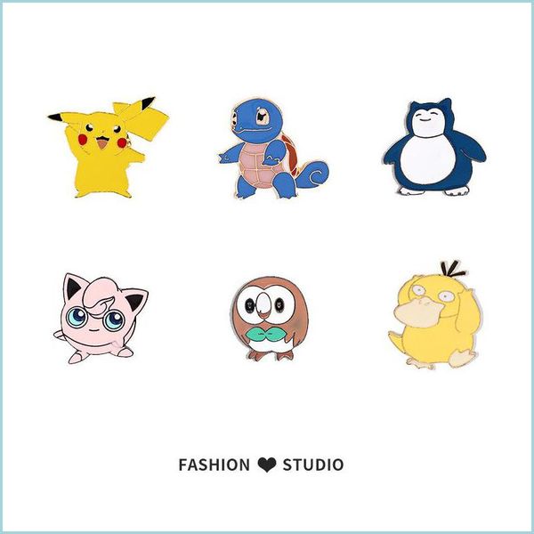 

pins brooches cute movies games hard enamel pins collect metal cartoon brooch backpack hat bag collar lapel badges women jewelshops dh8rg, Gray