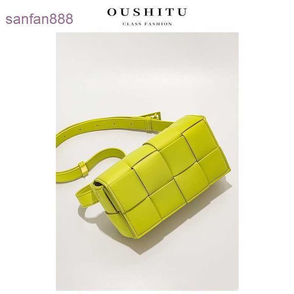 

designer bag bottegas venetta bags venetas jodie oushi figure women's 2023 new fashion net red waist woven ocean candy color chain smal