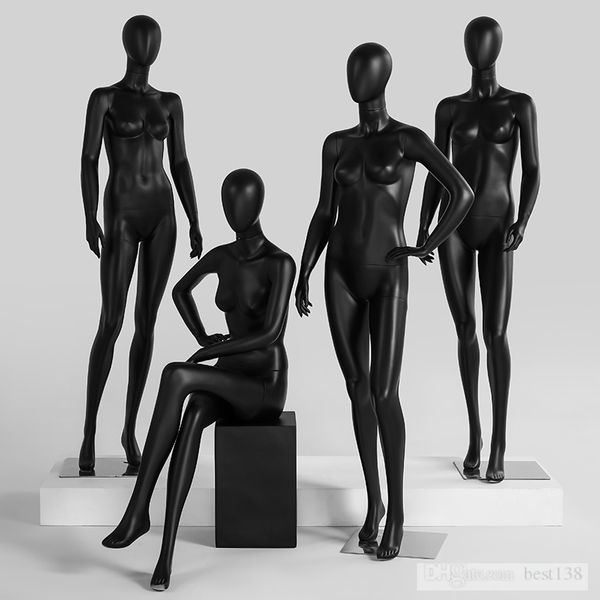 

new style full body mannequin black&white model not shiny color for sale, Khaki