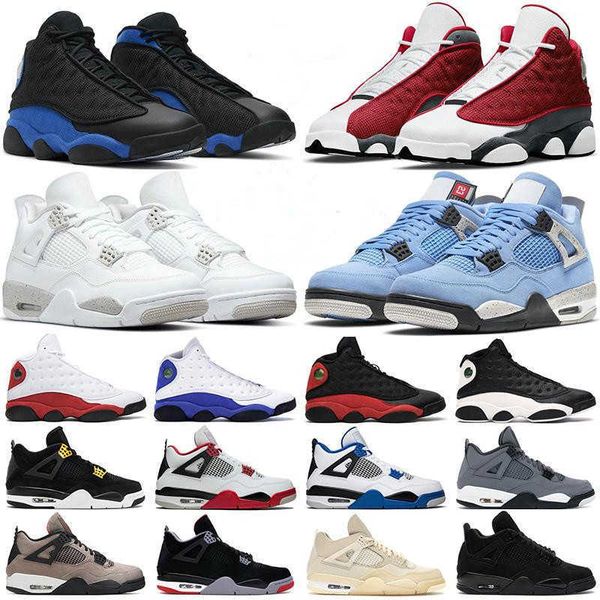 

basketball shoes mens trainers sneakers red flint hyper royal university blue white oreo black cat men women 13s jumpman 13 starfish 4s