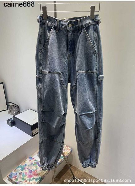 

designer women's jeans alexanders spring new fashion wangs brand waist slim jeans pants female, Blue