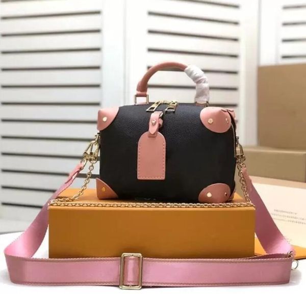 

lvvl bag handbags petite malle souple totes bag women strap fashion purses womens handbags removable shoulder m45571 m45531