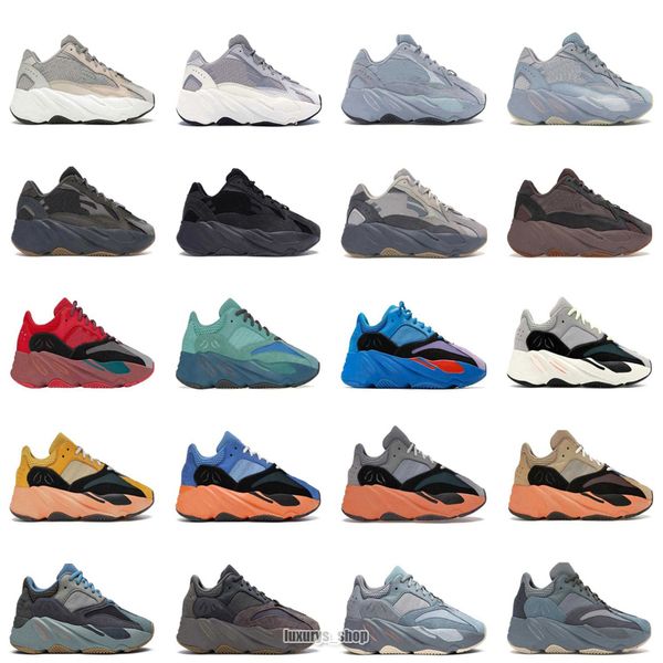

700 runner sneaker running shoe solid boots grey cream sun bright mauve hospital blue wash orange enflame amber women men trainers casual sh, Black
