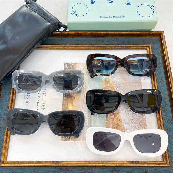 

offs trendsetter sunglasses ow oval net red same fashion women, White;black