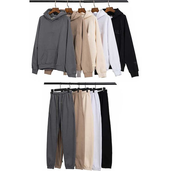 

mens designer ess suits tracksuit sportswear luxury summer pa ow hoodies pants jogger suit male clothing fg, Gray