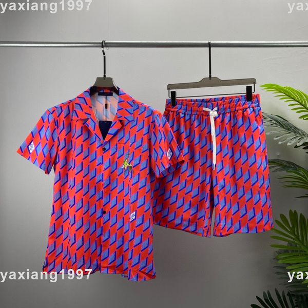 

2022ss spring and summer new sweatshirts high grade cotton printing shirt short pants sleeve round neck panel t-shirt size s-m-l-xl--xxxl, Black;brown