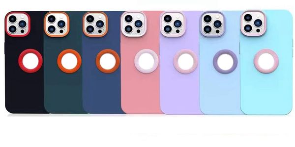 

fashion hybrid hit color cases for iphone 14 pro max 13 12 11 xr xs x 8 7 plus soft tpu colorful with ring hole contrast colors luxury mobil
