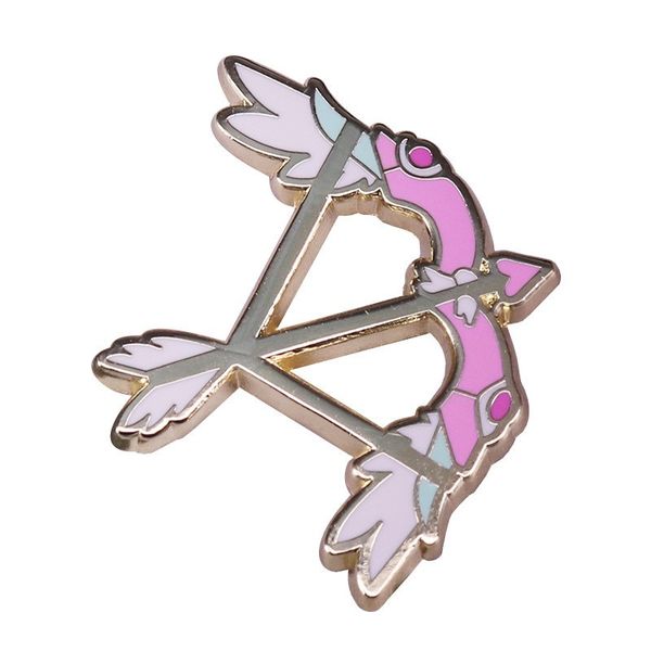 

amazing bow and arrow badge sailor moon brooch inspiration wonderful decorative pins for anime fans clothes accessories jewelry, Blue