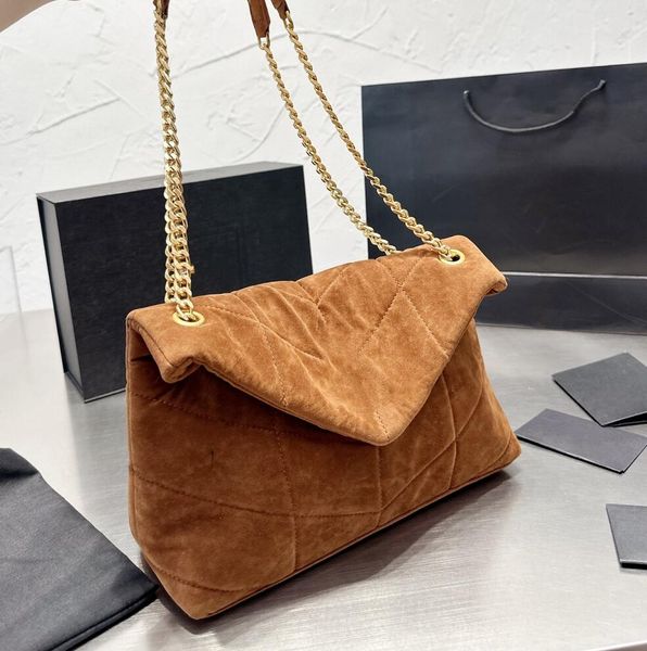 

luxury sheepskin shoulder bags suede leather handbag classic flip envelope bag fashion womens buckle latch cross body leisure solid color ha