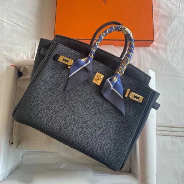 

designer bag herme 2022 new fashion litchi pattern large capacity hand soft leather luxury kellies female