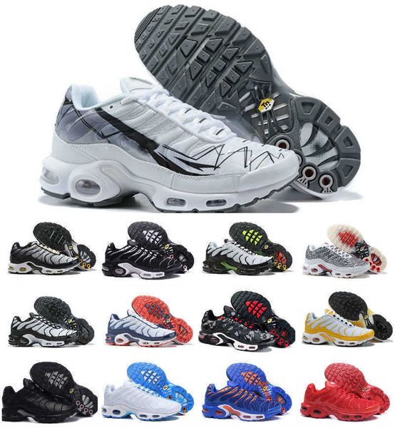 

running shoes trainer designer sneakers triple black white university blue hyper royal court purple metallic silver classic tn mens tns plus