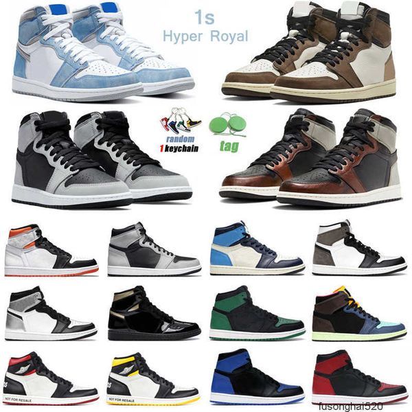 

2023 original 1s high og basketball shoes for men women 1 hyper royal university blue electro orange shadow 2.0 gym red mens jordens jordon