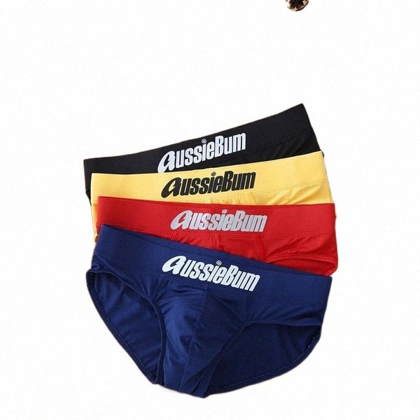 

men's shorts men's briefs milk silk low waist elastic bag close-fitting comfort aussiebummen's 86wr#, White;black