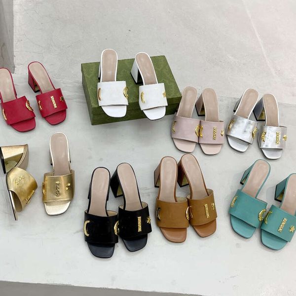 

designer womens heeled mules square toe sandals flip flops slip on fashion wedding dress chunky block heels open back high heel slide, Black