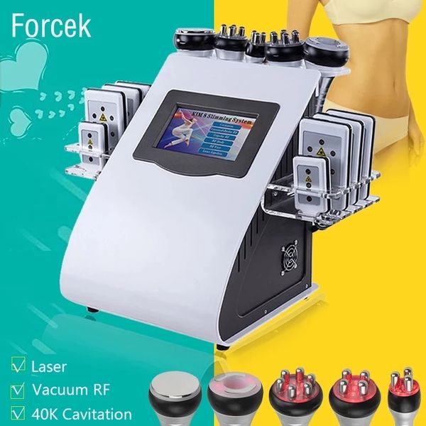 

beauty items small size 6 in 1 40k cavitation-machine rf vacuum cavitation system lipo laser machine