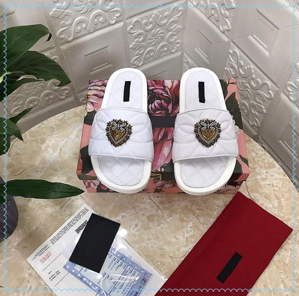 

2022 luxury designer sneakers shoes luxury comfortable slippers brand women's summer fashion wide soled sandals size35-44 rfe, Black