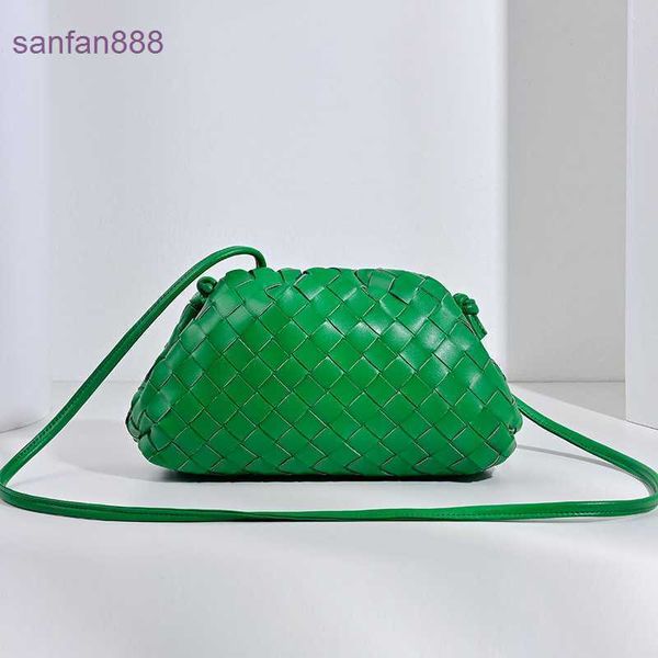 

bag bottegass venetas jodie leather dumpling bag women's woven cloud fashion trend versatile one shoulder messenger new style small cow