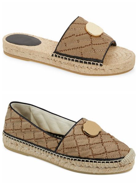 

2022 womens fashion matelasse-leather espadrille slippers 20mm denim blue white multicolor causal flats open toe canvas espadrilles mules wi, Black