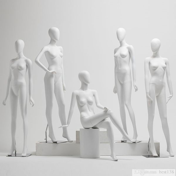 

matte female model different posture mannequin women dummy customized, Khaki